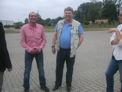 Kennen sich auch vom Handball Jrg Otte und Dirk Rentz